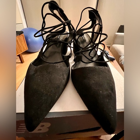 Zara Basic Lace-Up Sandals 1 inch - US 10 / EU 41 - Picture 5 of 5